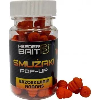 Umělá nástraha FeederBait Plovoucí Nástrahy Smuzaki Pop-Up 8x10mm Průměr: 8x10mm, Příchuť: Broskev Ananas