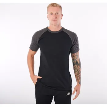 Pánské tričko Kappa LOGO CAFY triko černá XL