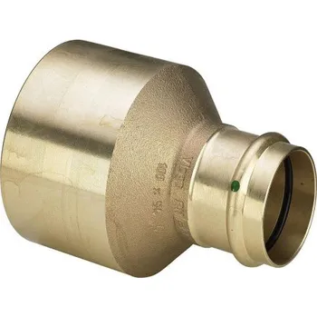 Stavebniny Viega SANPRESS 2215.1XL redukční kus 108x54mm, lisovací, voda, červený bronz