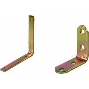 Tesařské kování Úhelník úzký 100x100x20mm, tloušťka: 4,0mm 25 - KW9