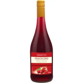 Ginetto Fragolino Erdbeere 10% 0,75 l (holá láhev)
