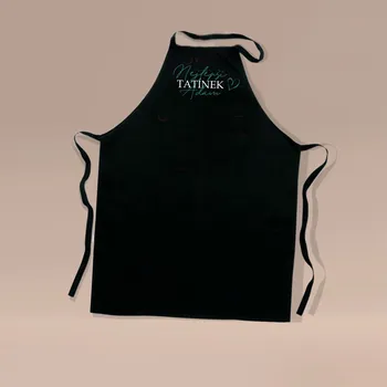 Kuchyňská zástěra Zástěra s potiskem NEJLEPŠÍ TATÍNEK a JMÉNA