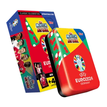 Sběratelská karetní hra Topps Match Attax UEFA EURO 2024 Germany Mega Tin 3 International Icons