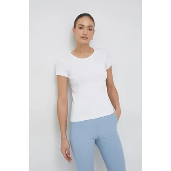 Bavlněné tričko United Colors of Benetton 1091D1M10.101 bílá 00X, vel. S