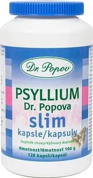 Přírodní produkt Dr. Popov Psyllium Slim 120 cps.