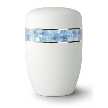 Smuteční dekorace Kovová urna 360° - Pomněnky