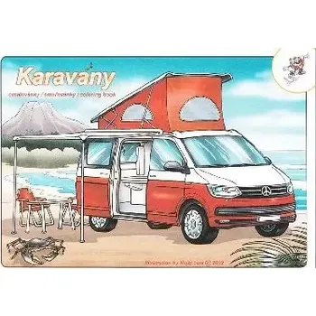 omalovánky Karavany - omalovánky A5