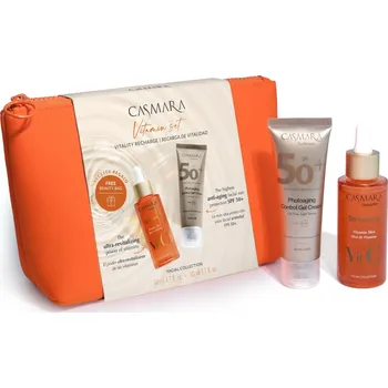 Pleťový krém Casmara Vitamin Summer Set - Revitalizační Anti-agingové sérum 50 ml + Pleťový gel-krém SPF50+ 50 ml Dárková sada