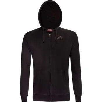 Pánská mikina Kappa LOGO JACKUS SLIM mikina černá L