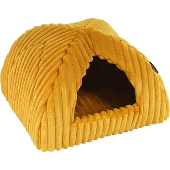 Pelíšek pro psa Iglú O´LALA PETS Stripe žluté 40x40cm