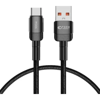 Datový kabel Kabel Tech-Protect UltraBoost EVO YJ-0037 USB-A / USB-C 100W/5A 25cm černý