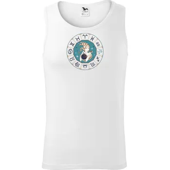 Souhvězdí kozoroh barevné - Tílko pánské Core - S ( Bílá )