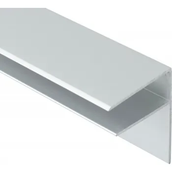 Stavební profil Covernit Ukončovací profil ALU-F přírodní 6000 x 16 mm