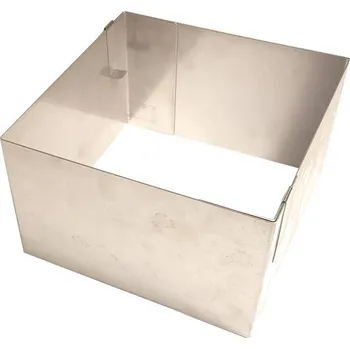 Obracečka Pevná rozložitelná forma čtverec 25x25cm (výška 12cm) - DR ranty