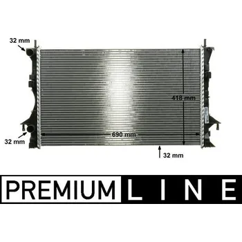 Chladič motoru Chladič, chlazení motoru MAHLE CR 461 000P