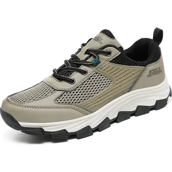 Pánská běžecká obuv Outdoorové tenisky MIX570 Barva: Khaki, Velikost: 42