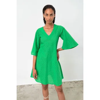 Dámské šaty Dámské šaty Verta 18450 Zelená - Vamp zelená S