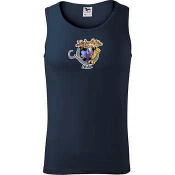 Znamení komiks panna - Tílko pánské Core - L ( Námořní modrá (velmi tmavá - téměř černá) )