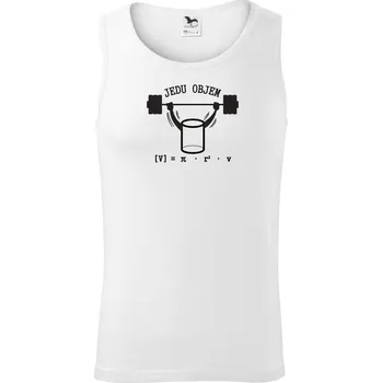 Jedu objem - Tílko pánské Core - L ( Bílá )