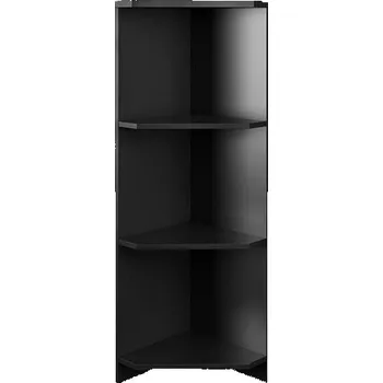 regál Nejlevnější nábytek Regál rohový nízký Nejby Gianni, černý