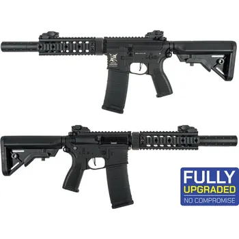 Airsoftová zbraň Delta Armory Airsoftová zbraň M4 AR15 SilentOps 7" Charlie ETU - Černá