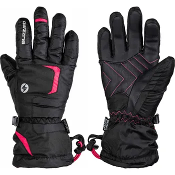 Blizzard Reflex jnr Ski Gloves Černá,Bílá,Růžová 2024/25 černo-růžová 5