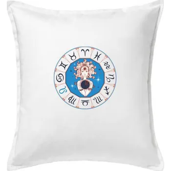 Polštář Souhvězdí lev barevné - Polštář 50x50 - 50x50 - Včetně výplně ( Bílá )