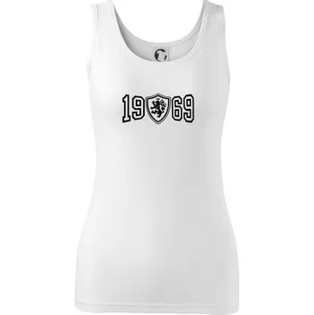 Dámské tričko Narozeninový motiv - znak - 1969 - Dámské tílko - M ( Bílá )