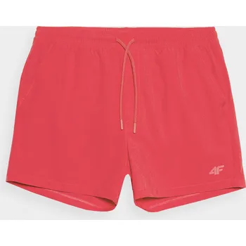 Pánské plavky 4F BOARD SHORTS M085 Pánské koupací kraťasy US XL 4FWSS24UBDSM085 RED NEON