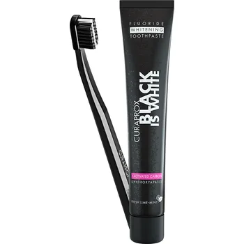 zubní pasta Black is White set