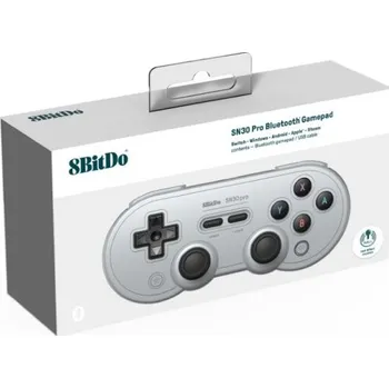 Gamepad 8BitDo SN30 Pro Gamepad Hall Effect Gray(Switch/PC/Mac/Android)