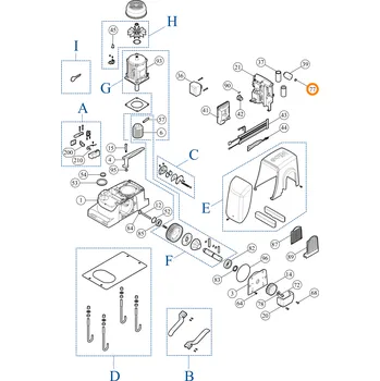Pohon brány Nice PPD1253.4540 krytka šroubu