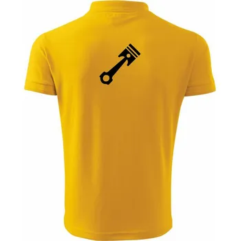 Pánská košile Píst jednoduchý - Polokošile pánská Pique Polo 203 - 3XL ( Žlutá )