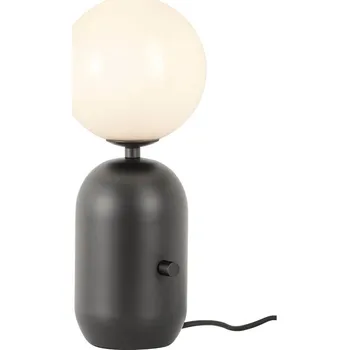 Stojací lampa Světla a lustry REDO GROUP Černá stolní lampa do ložnice HELIOS 40 cm