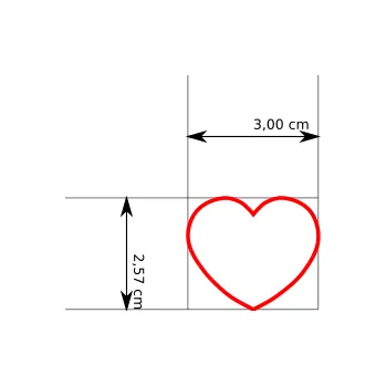 Vykrajovátko Naše Vykrajovátko Srdce Velikost: 3 cm Vykrajovátko