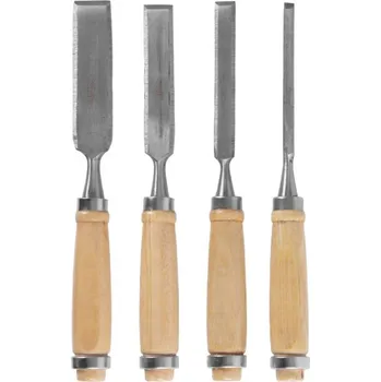 Dláto Dláta sada 4 dílů - dřevěná rukojeť
