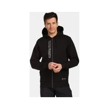 Pánská mikina Kilpi AVILA-M černá M; Černá mikina + DÁREK DLE VÝBĚRU!