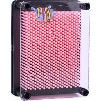 Toys&Trends Pin it! ve tvaru obdélníku 12,5x9,5 cm 3D otisky Růžová