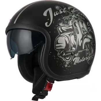 Helma na motorku Otevřená přilba NZI Rolling 4 BELLO SILVER Velikost: XL