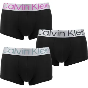 Boxerky Calvin Klein boxerky NB3074A 3 pack MHQ - Vícebarevné / M