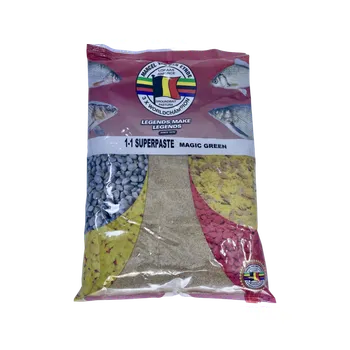 Návnadová surovina MVDE 1-1 Superpaste Magic Green 500g