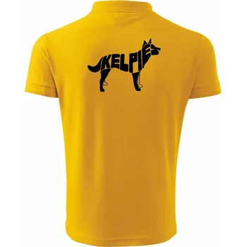 Pánská košile Australská kelpie - Polokošile pánská Pique Polo 203 - 5XL ( Žlutá )