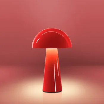 Stojací lampa CENTURY Nabíjecí červená lampa na zahradu s IP44