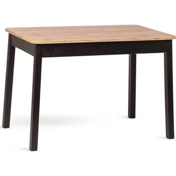 Jídelní stůl STIMA Jídelní stůl KONY - podnož černá/bílá ROZMĚR: (š/h/v) 110 x 70 x 76 cm (+35 cm rozklad)