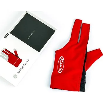 Kulečníková rukavice Rukavička M Kamui červená - na levou ruku.