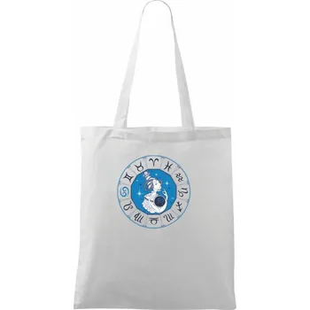 Souhvězdí rak barevné - Taška bavlněná - 42 x 38 cm ( Bílá )