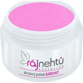 Umělé nehty Ráj nehtů - Akrylový prášek GLIMMER - Pink 5g