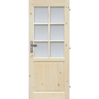 Interiérové dveře Interiérové dveře z masivu NORMANDIA 6S 60P borovice