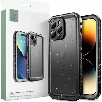 Pouzdro na mobilní telefon Pouzdro TECH-PROTECT SHELLBOX IP68 IPHONE 14 PRO MAX černé