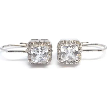 Náušnice 3219 Stříbrné náušnice se zirkony